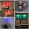 3x LED Closet Lights RGB Multicolor Wireless Puck Under Cabinet + Remote